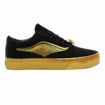 Női Vans x HARRY POTTER™ Golden Snitch Old Skool Tornacipő VA7854301 Arany/Fekete